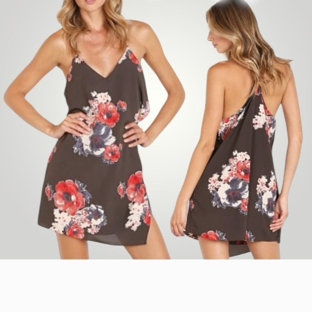 Free People Cascades Floral Sleeveless Slip Dress Size X-small